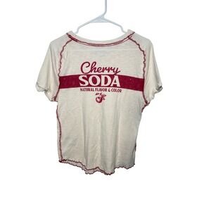 PILCRO Cherry Soda Graphic Tee Shirt Size L
